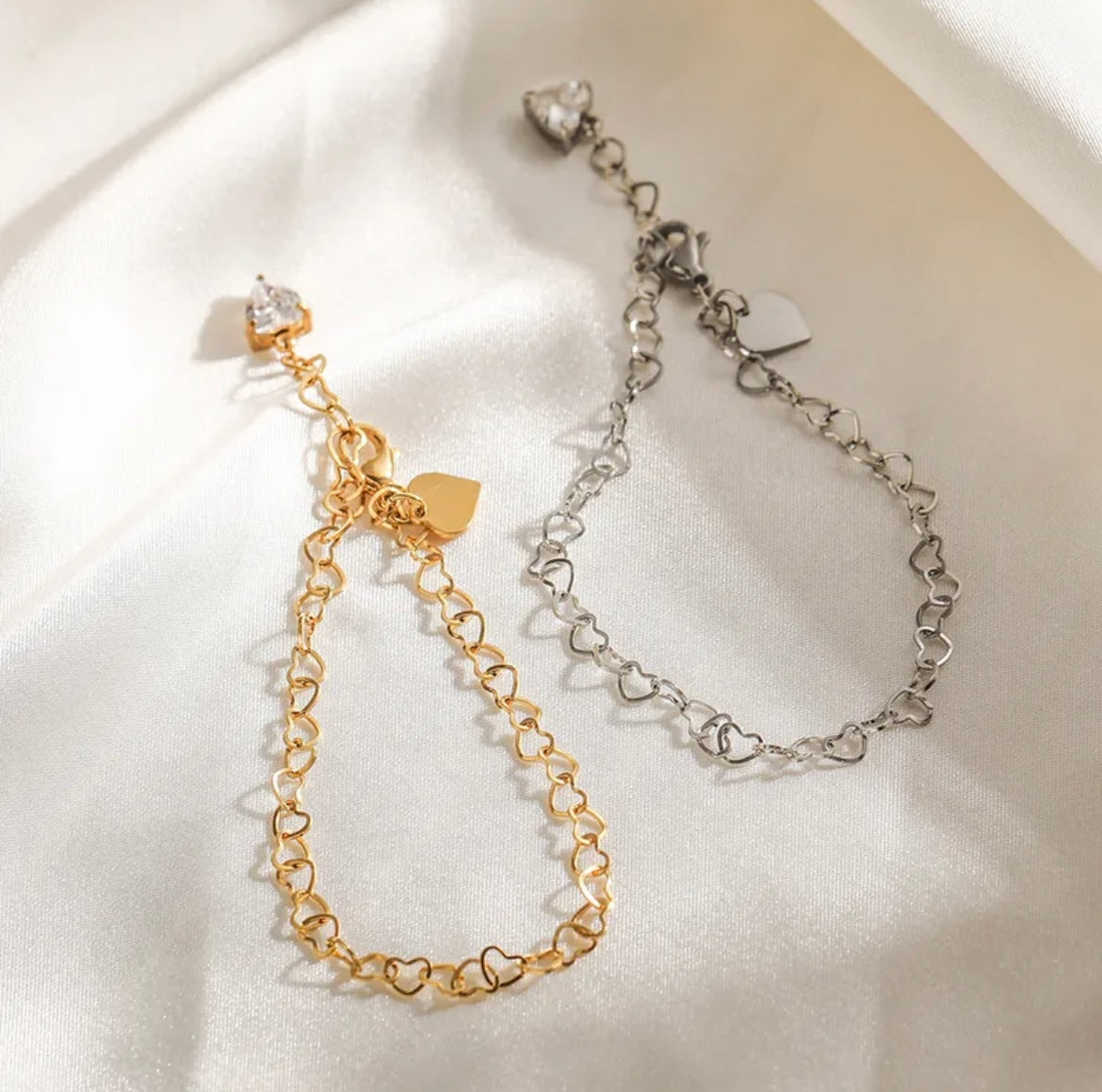 Bracelet Cœur Sauvage - Acier Inoxydable