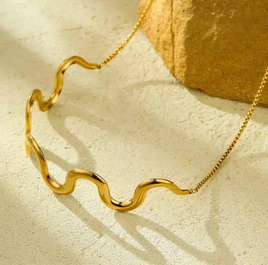 Collier Lucéa – Plaqué Or 18K
